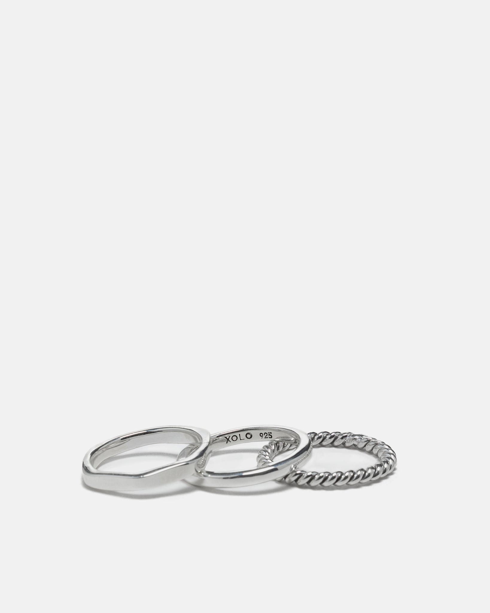 XOLO JEWELRY Anchor Chain Ring Silver | HAVEN