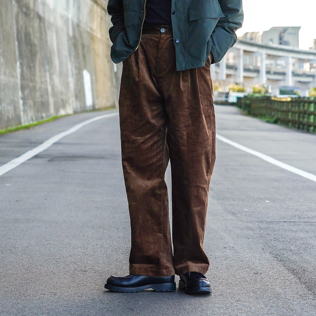 ワイドレッグコーデュロイパンツ - GANGPIE.CLUB | 60% - アジア