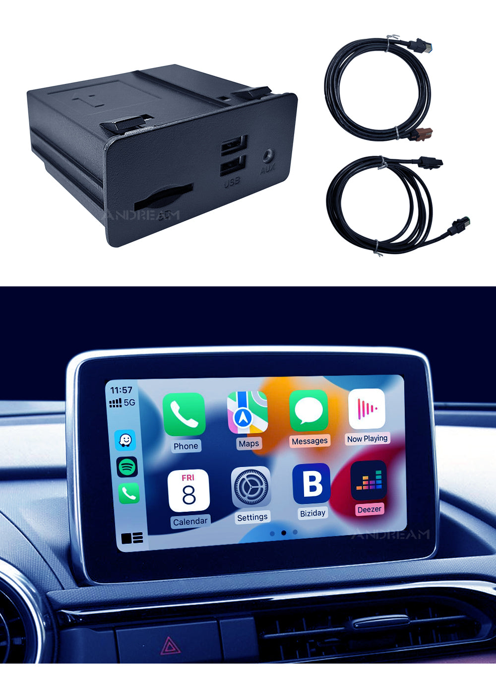 スマートコネクト3 カープレイメディアアダプターPSC35 スマート