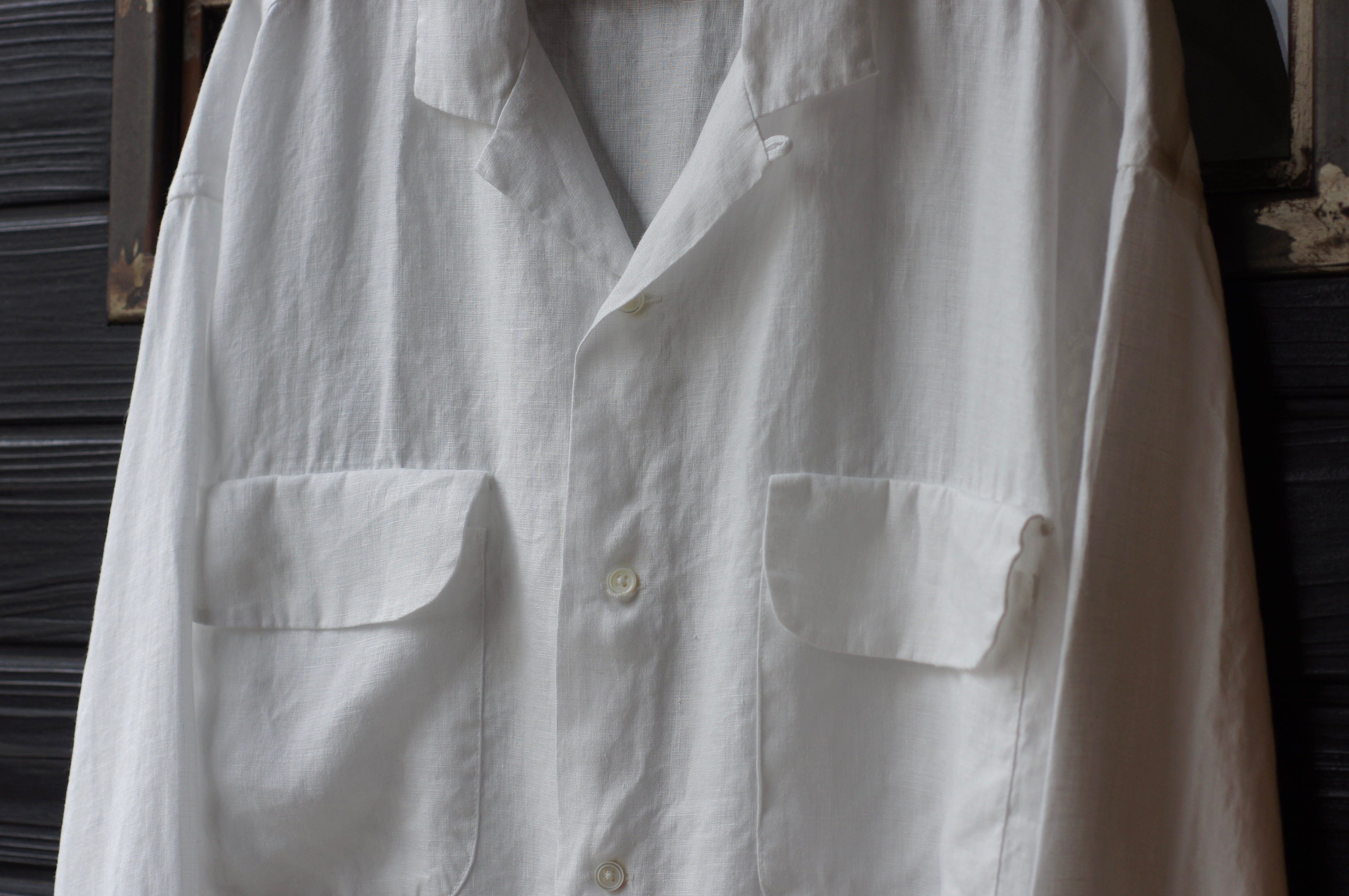 夏に着たい長袖シャツ》OPEN COLLAR SHIRT - HEMP – ナイジェル