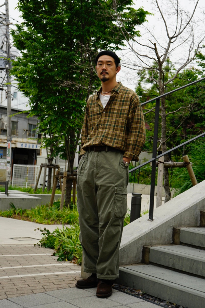 この夏の大本命！》ARMY CARGO PANT - PIGMENT COTTON NYLON