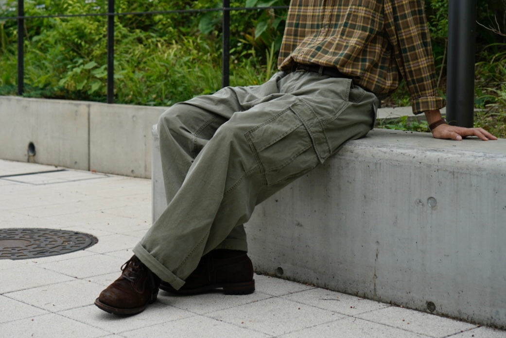 This summer's must-have!》ARMY CARGO PANT - PIGMENT COTTON NYLON