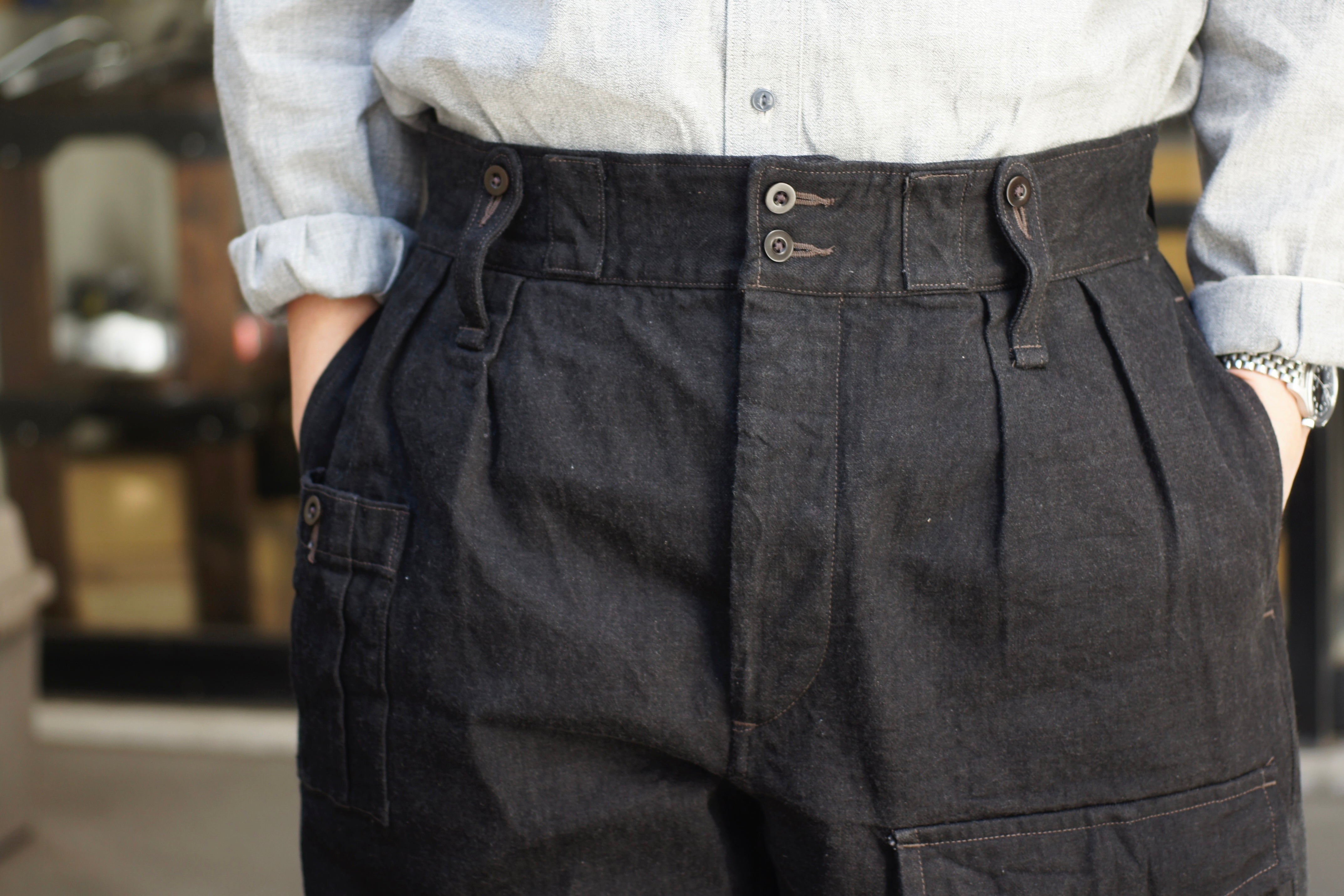 期待のブラック》BRITISH ARMY PANT - BLACK DENIM – ナイジェル