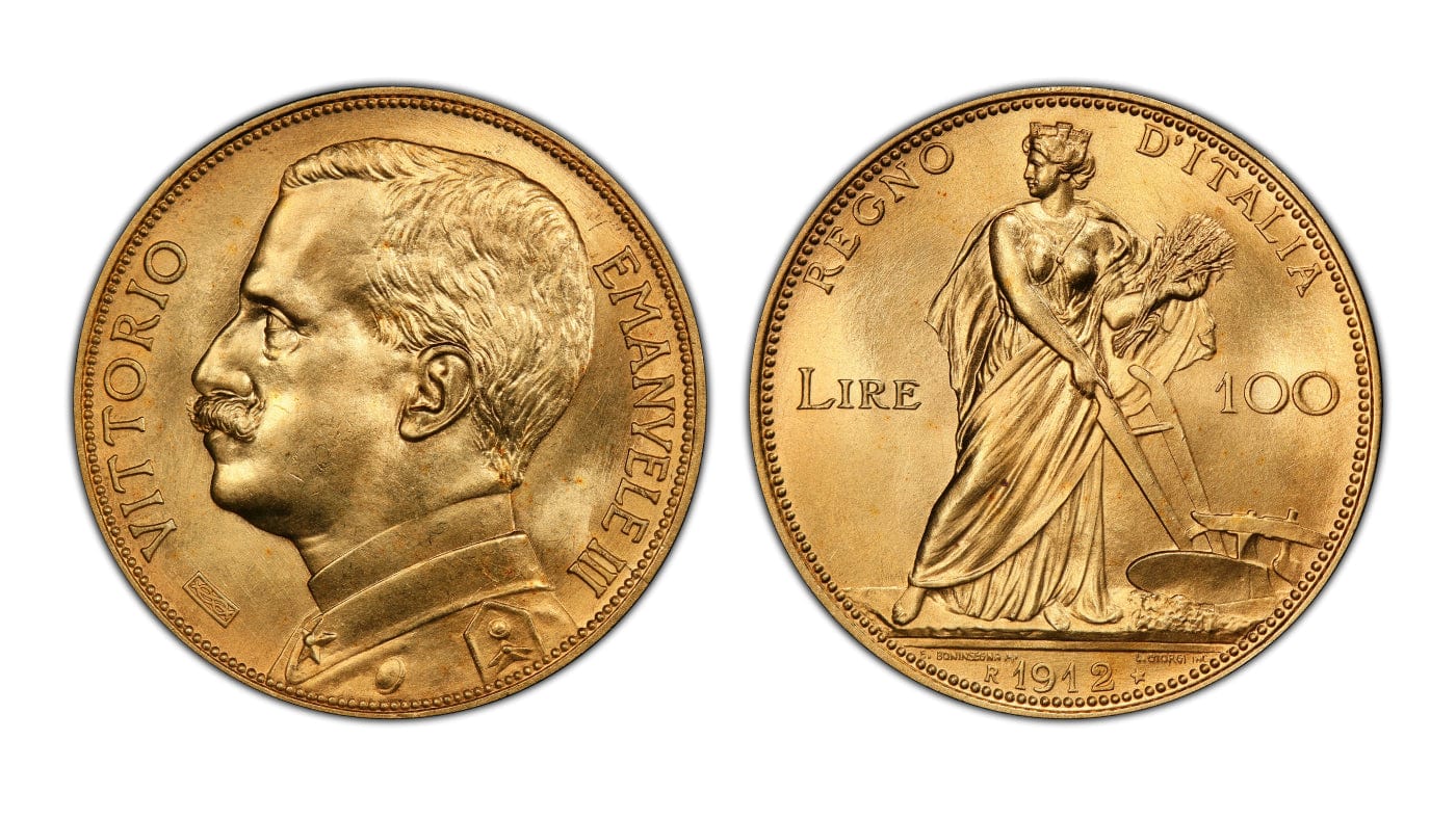 ヴィットーリオ・エマヌエーレ3世の「豊穣の女神」！コインコレクター