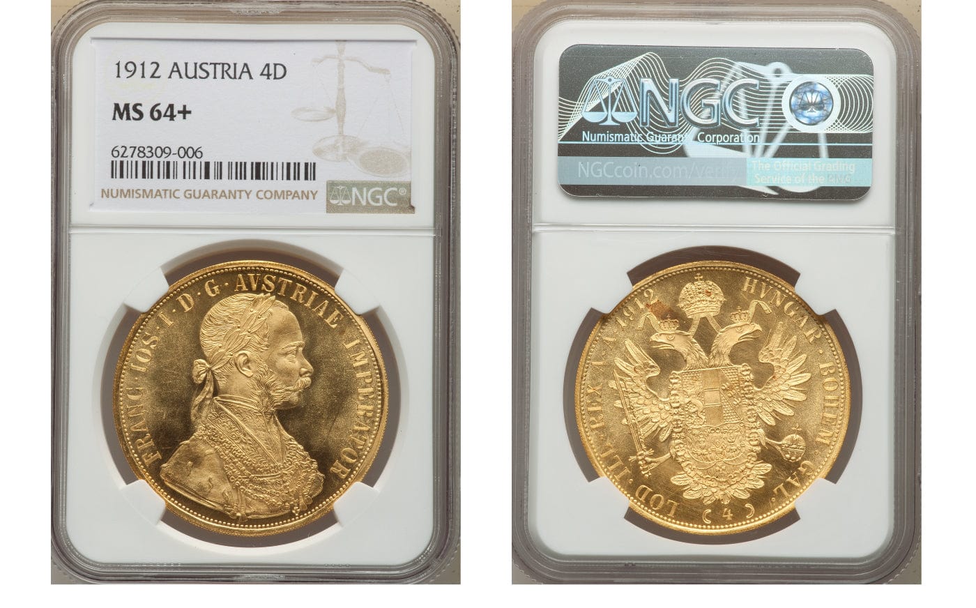 海外古銭 オーストリア ダカット 双頭の鷲 1879年 海外古銭