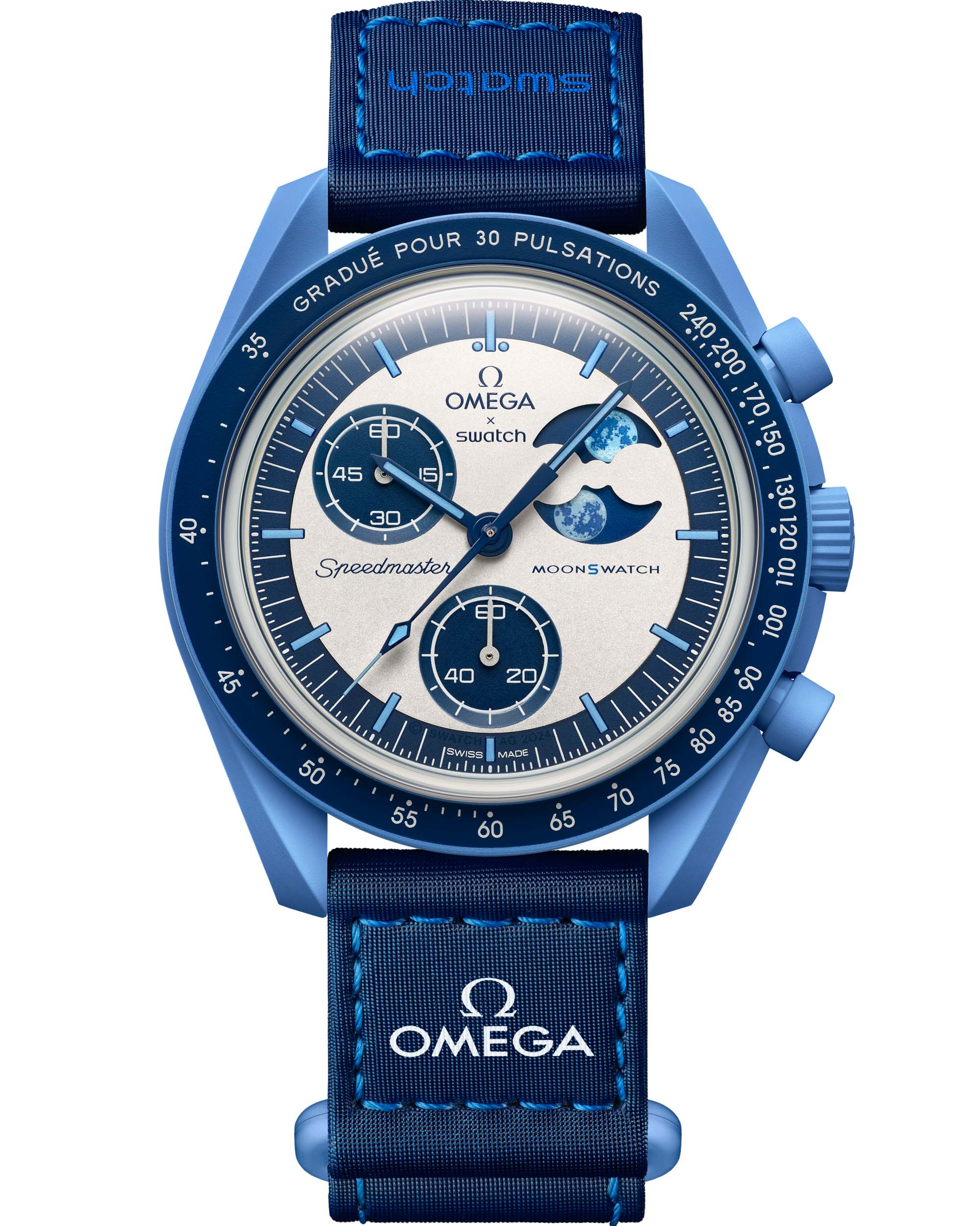 Swatch X Omega MoonSwatch Mission to the Super Blue Moonphase