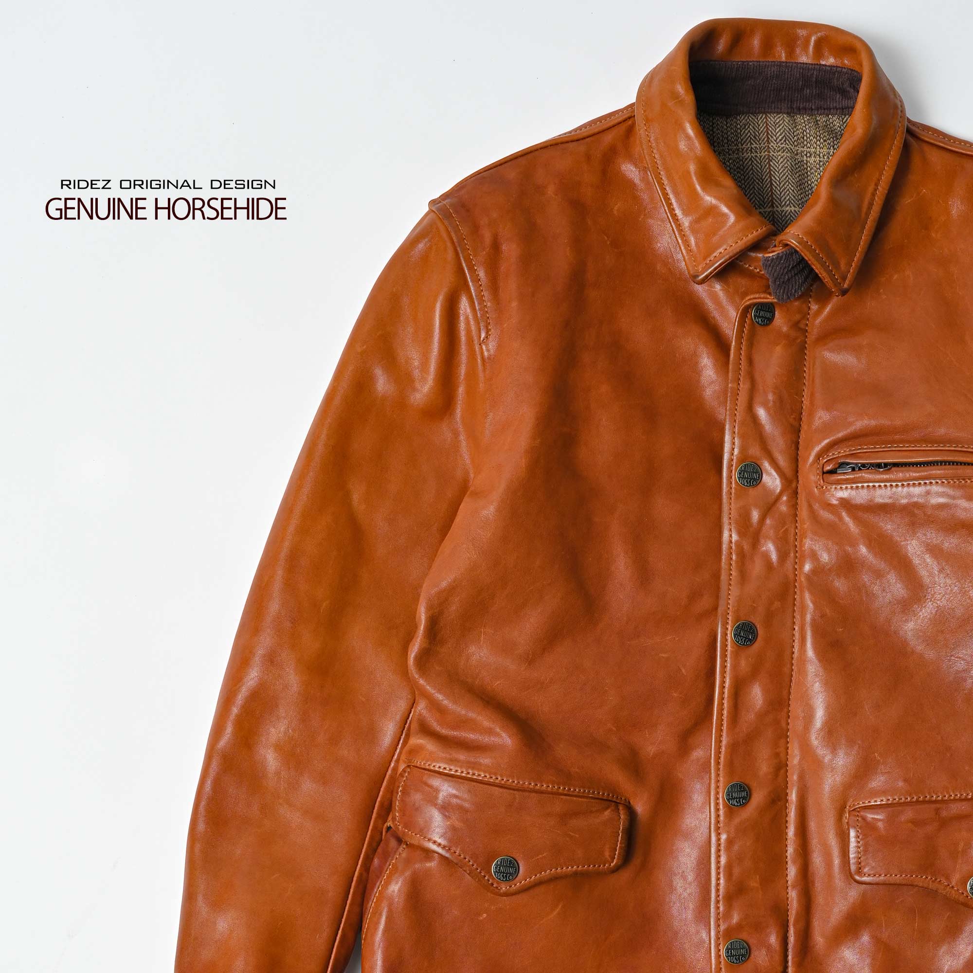 大人の魅力あふれるバイク用ジャケット、紳士に似合う本革テーラード