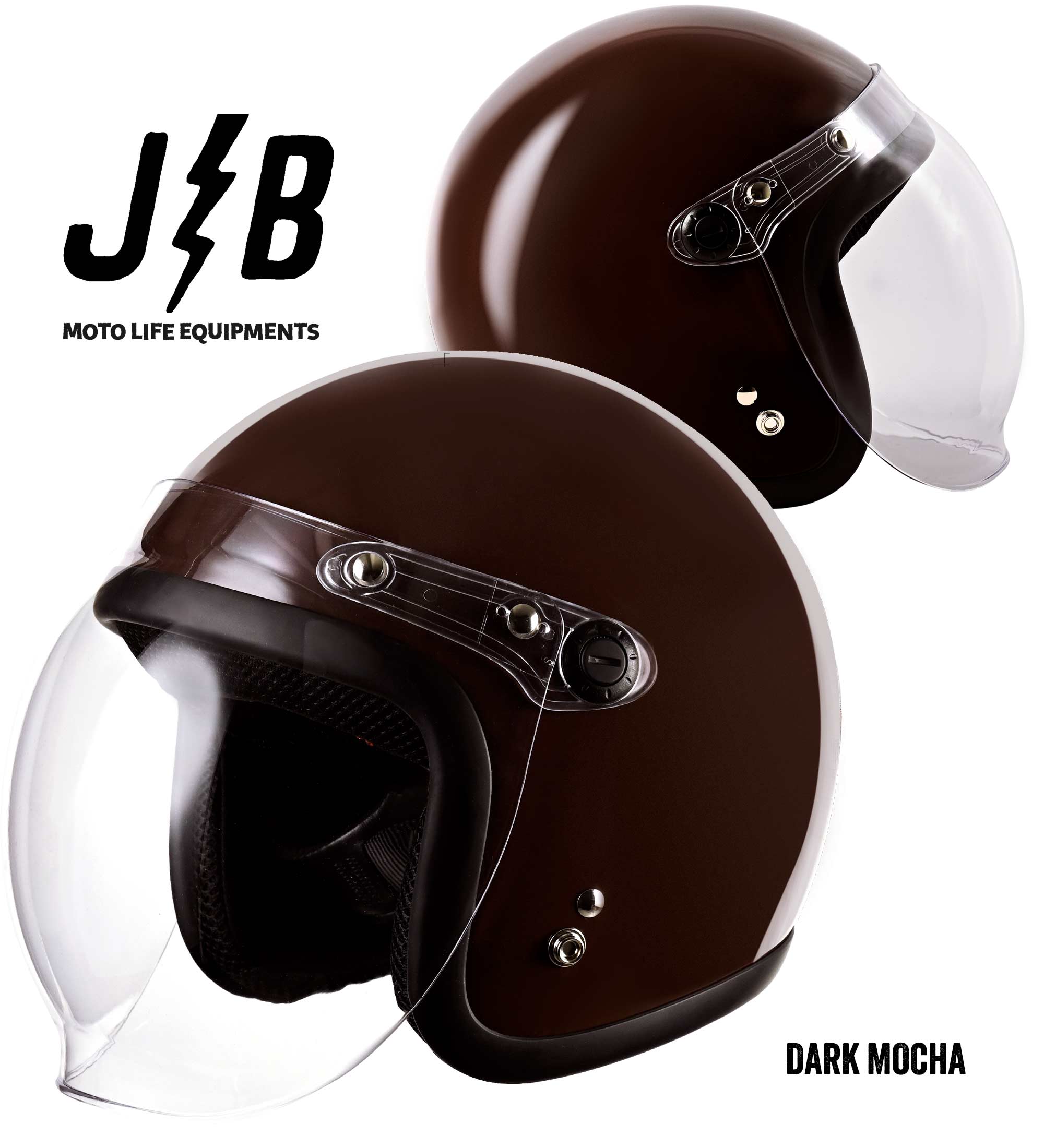 10年の実績ロングヒットのジェットヘルメット、それがJBシリーズ。10年