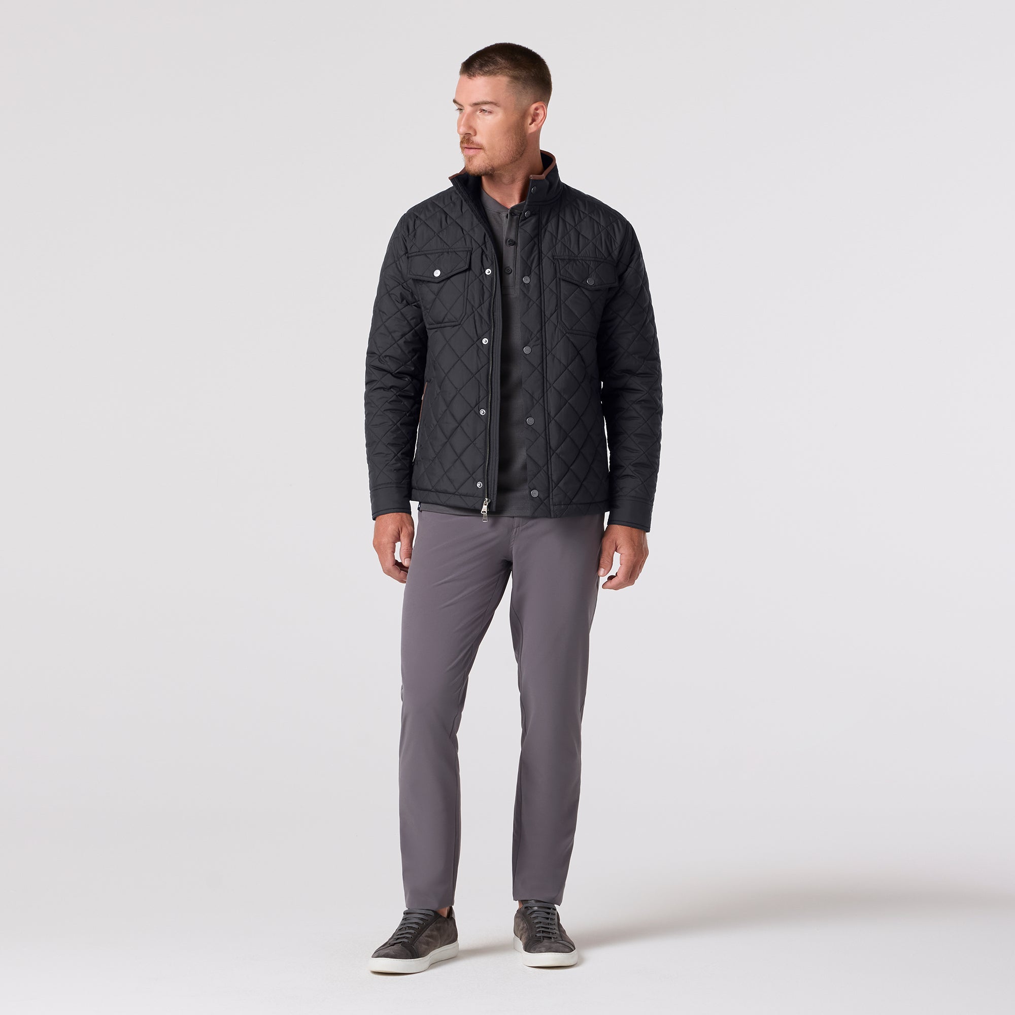 Brentwood Jacket - Black | Mizzen+Main