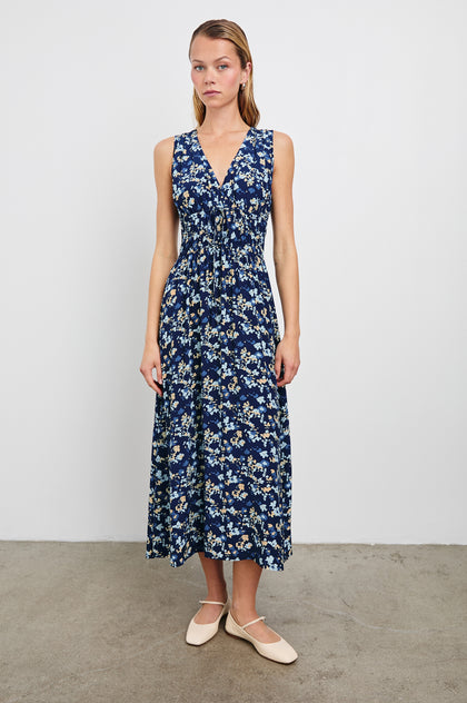 KIKI DRESS - BLUE HAVANA – Rails