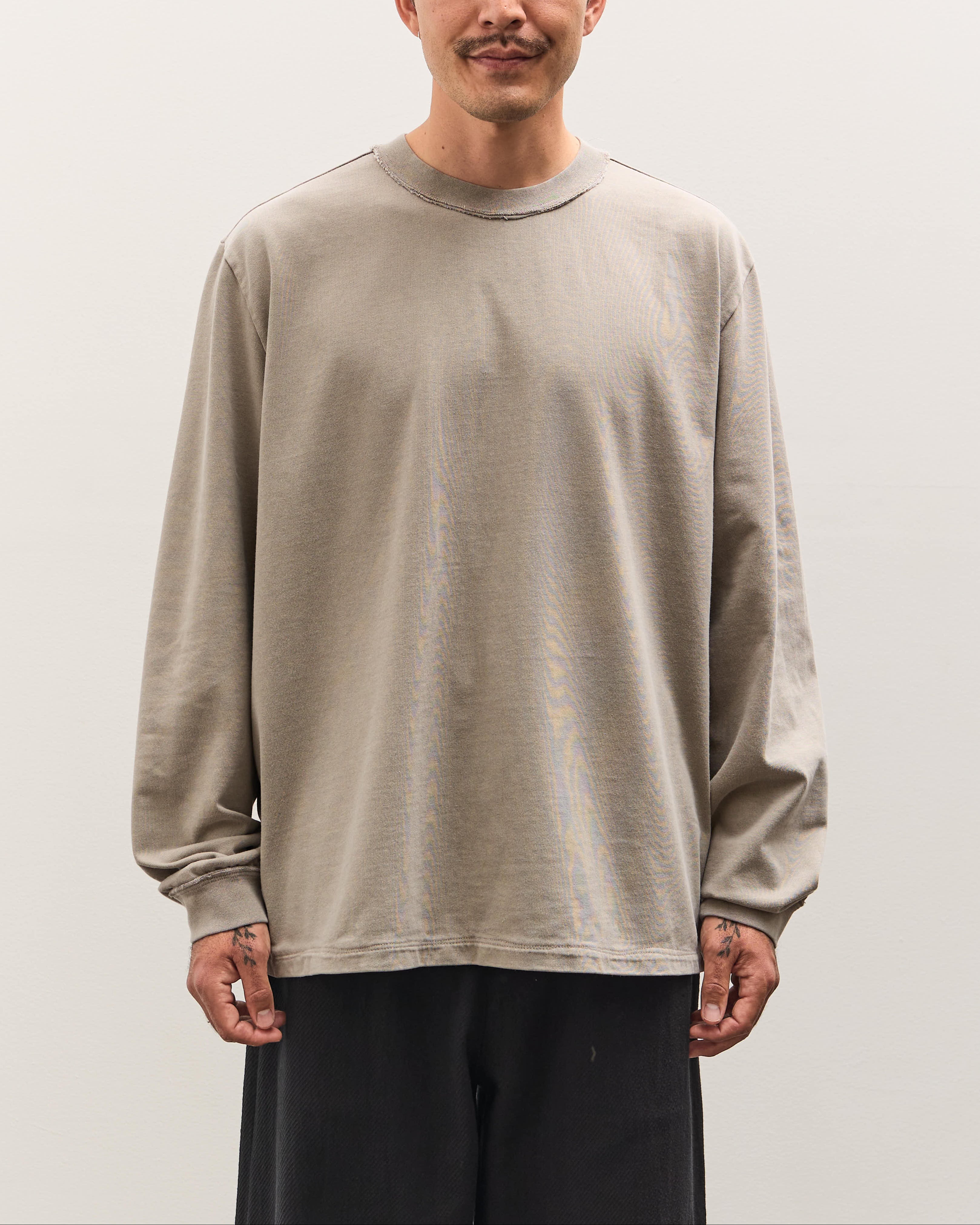 Camiel Fortgens Big Tee LS Unisex, Taupe – Glasswing