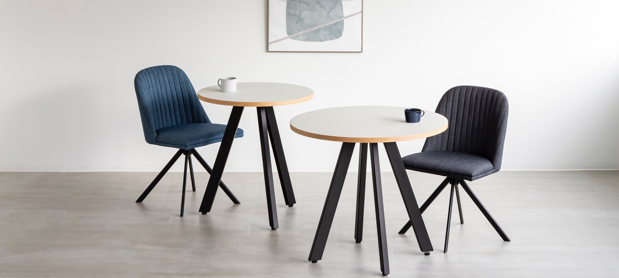 天然素材リノリウムをつかった、素敵なカフェテーブル – KANADEMONO