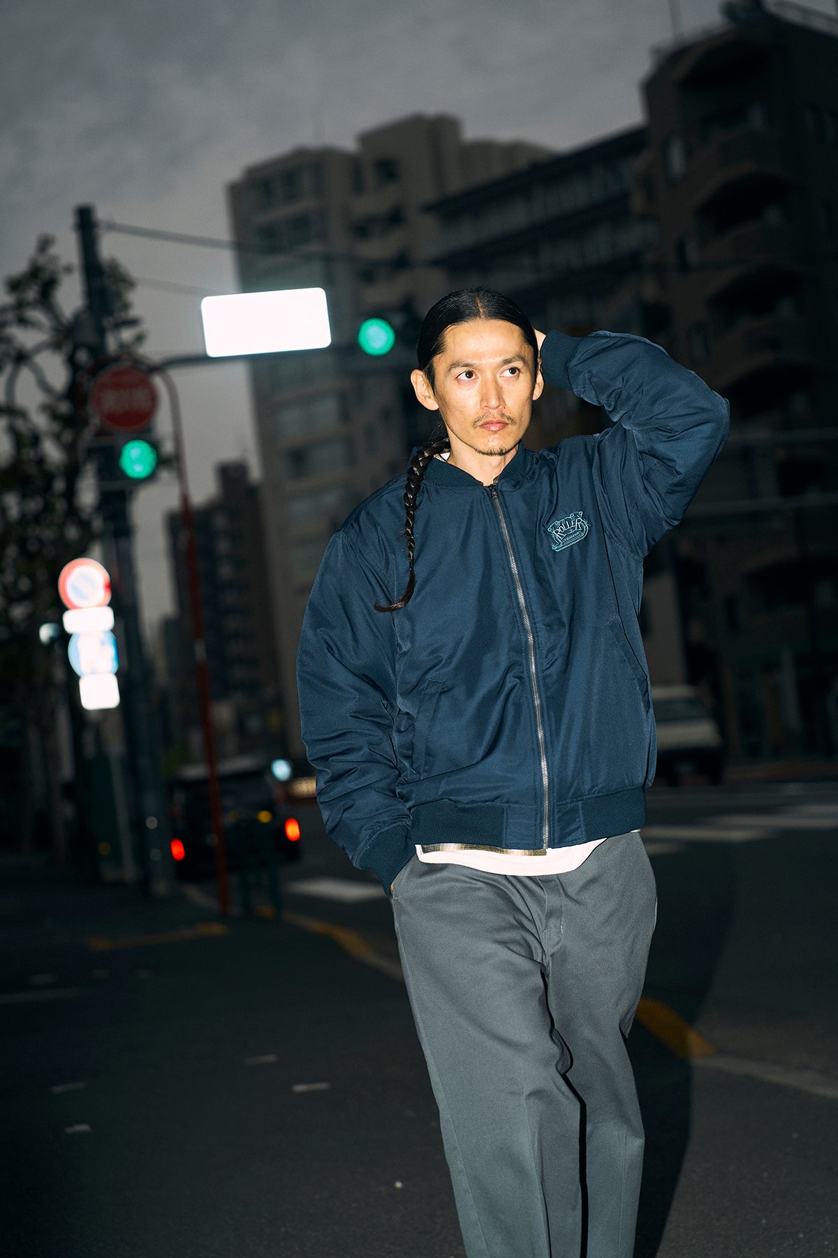 ROLLER MA-1 Jacket 【Navy x Blue】 – ROLLER magazine