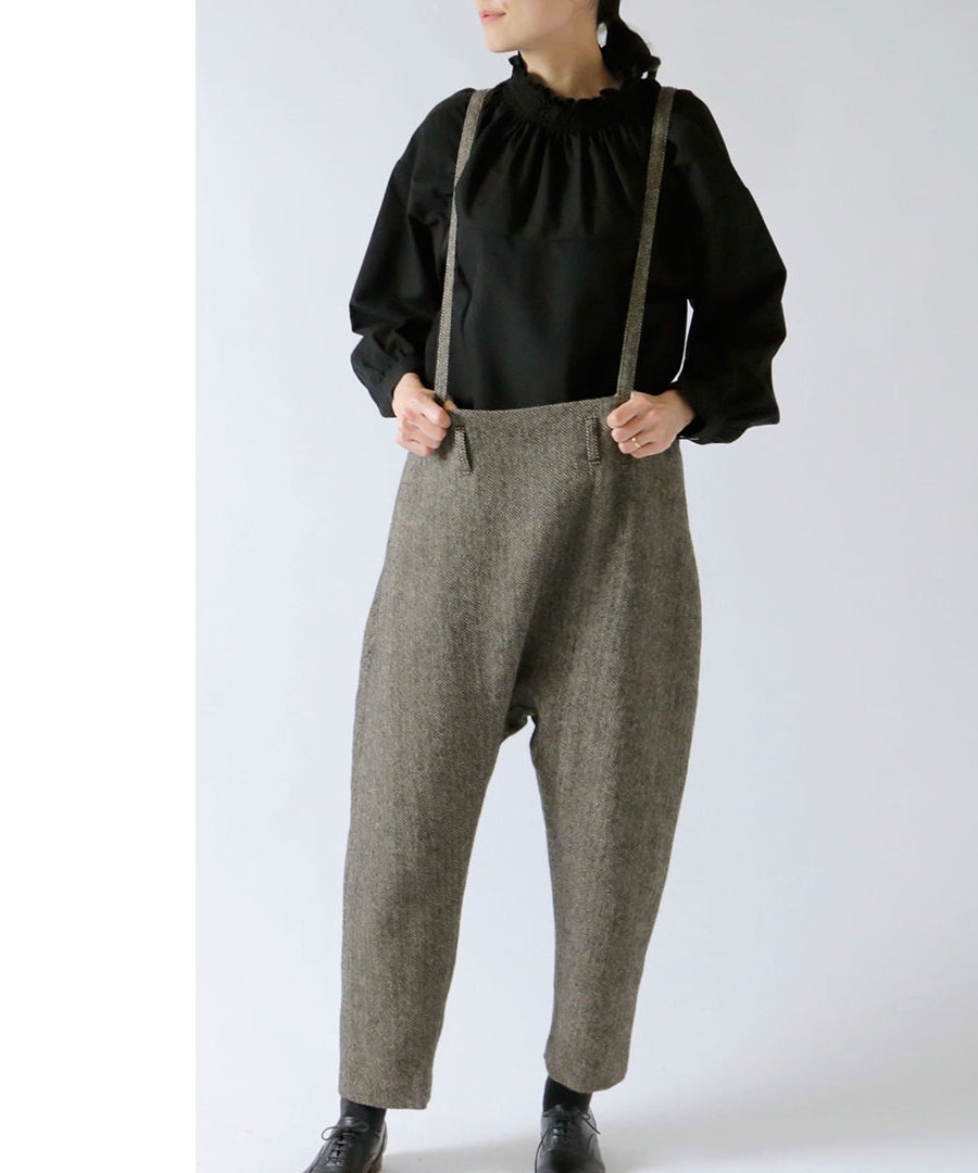 LISETTE-マニッシュなイタリアンヘリンボーンのパンツ&ジャケット