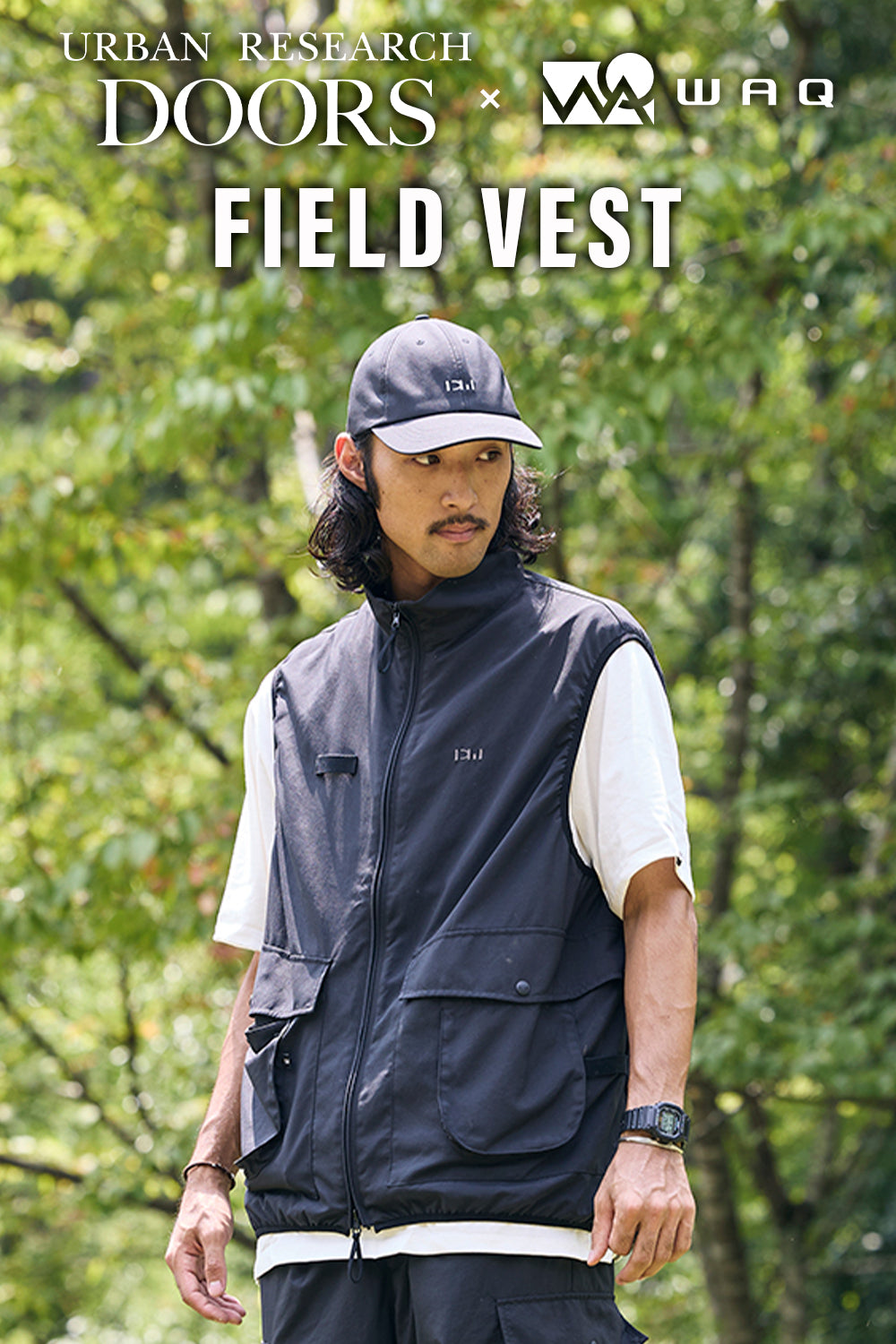 WAQ x URBAN RESEARCH DOORSコラボ】 難燃フィールドベスト【送料無料