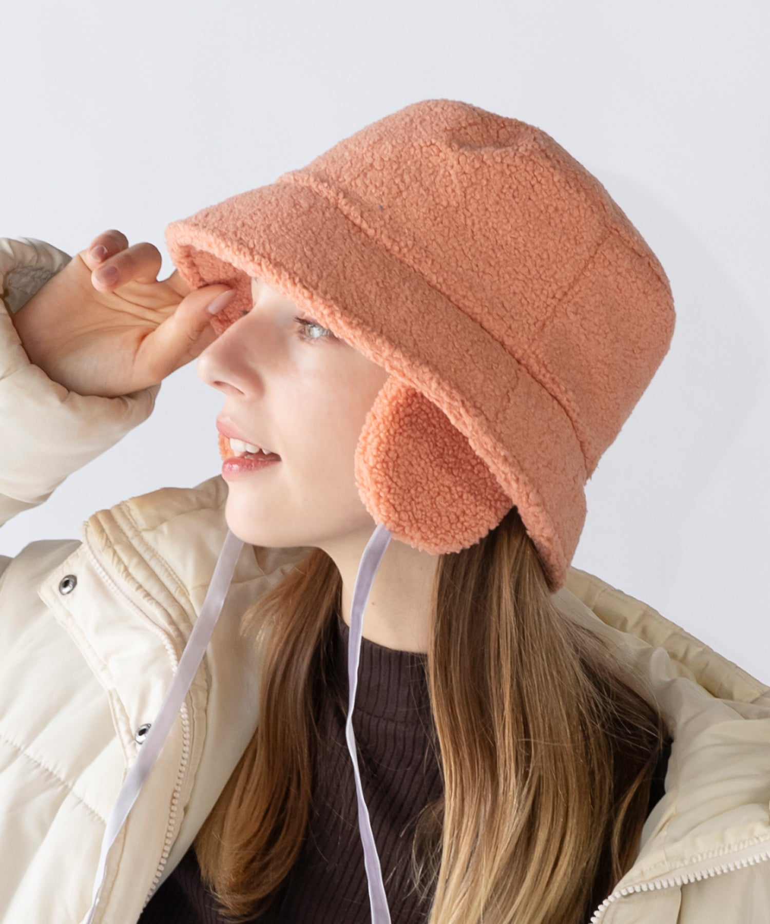 ハット）ボア耳付きバケハ – イチヨンプラス / 帽子通販