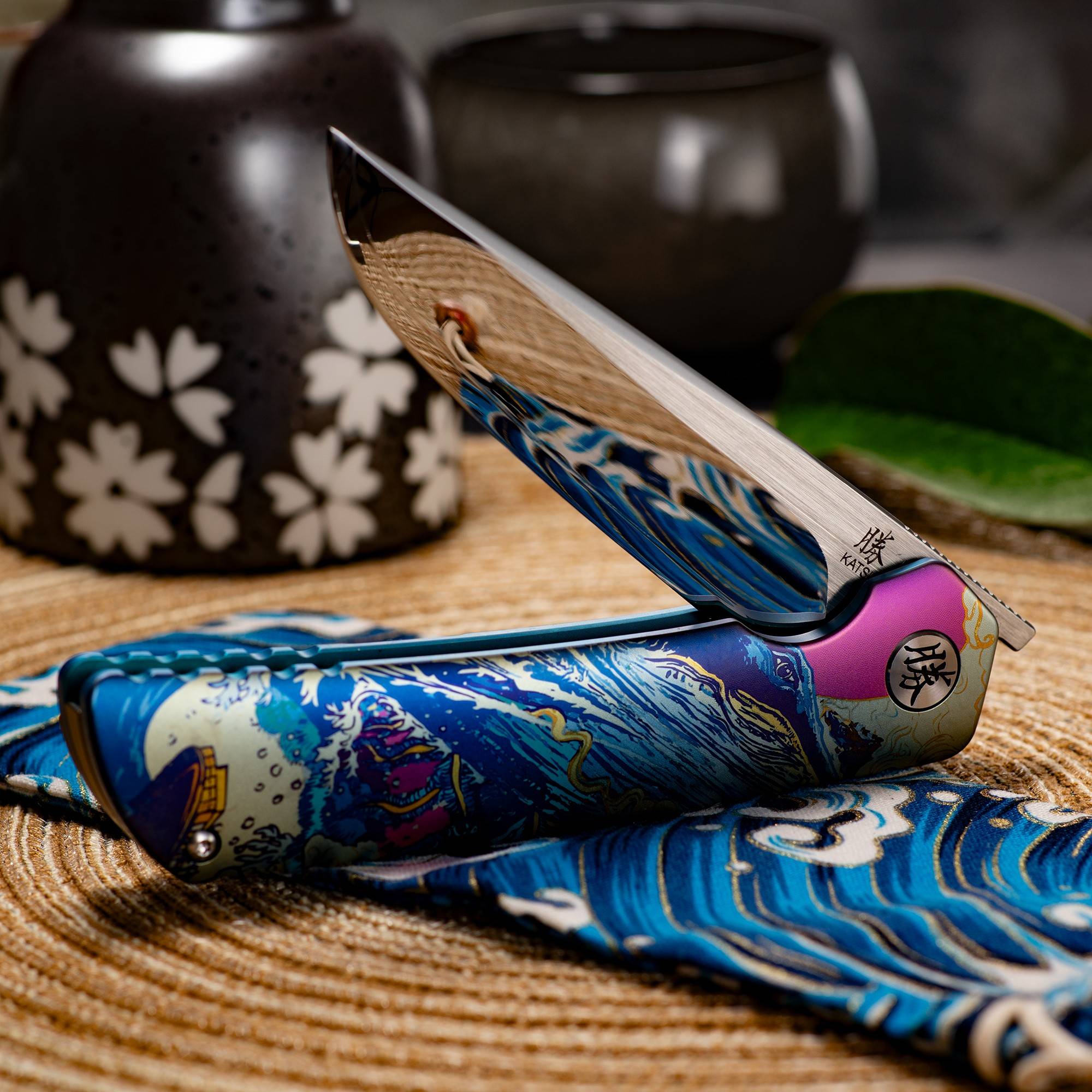 KATSU ZM01, ZDP-189 Super Steel Convex Grind Mirror polished Blade