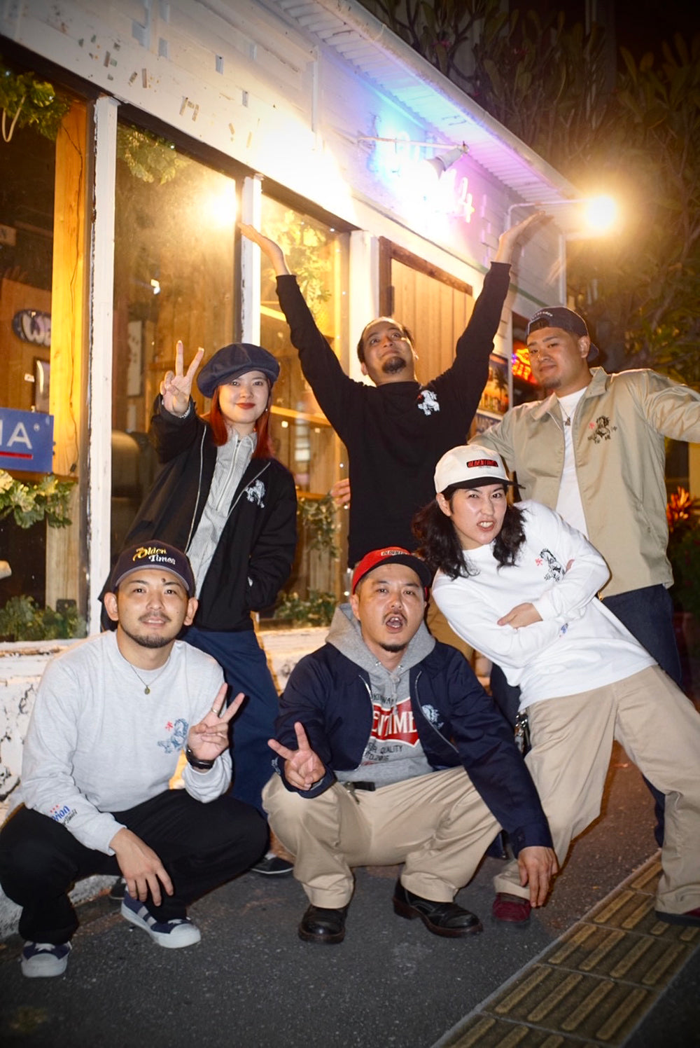 ORION×OLDENTIMES 26初売り】那覇桜坂 ロングスリーブTシャツ ホワイト