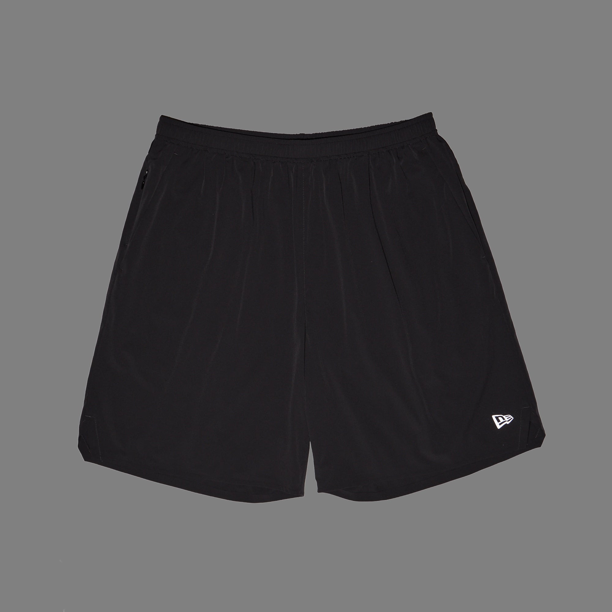 ストレッチ ナイロン ショートパンツ ベーシック ブラック