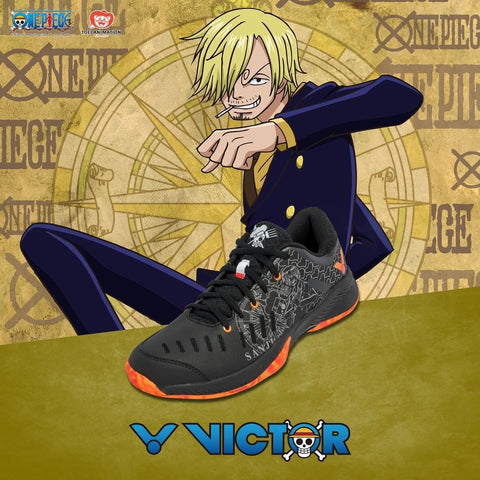 2022 Victor x One Piece Sanji Shoes (Black) – BadmintonDirect.com