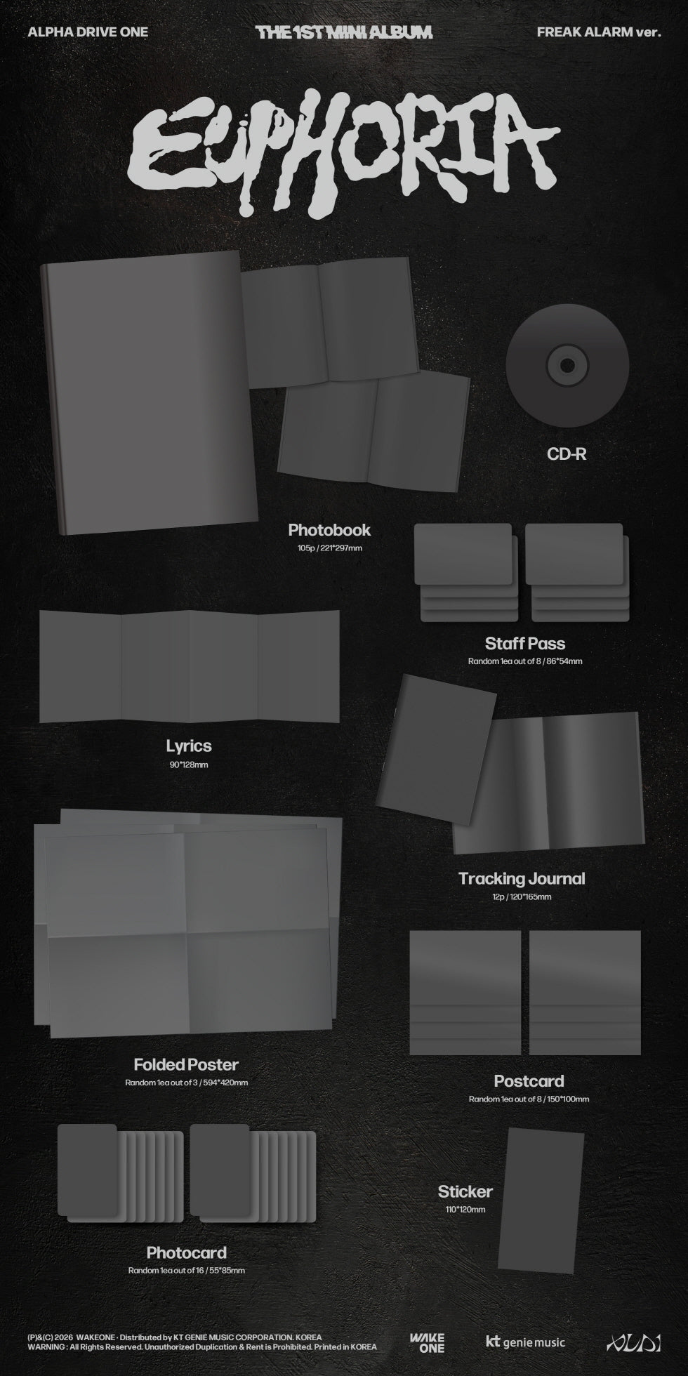 ALPHA DRIVE ONE (ALD1) 1st Mini Album 