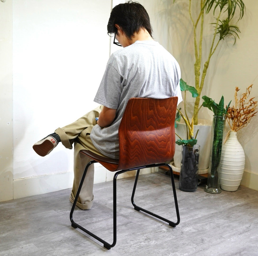 OBO社 スタッキングチェア ヴィンテージ 西ドイツ プライウッド