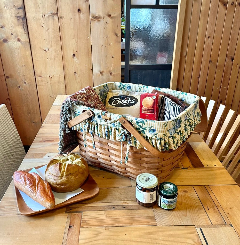 ロンガバーガー/Longaberger バスケット大【4】蓋付きかご カントリー