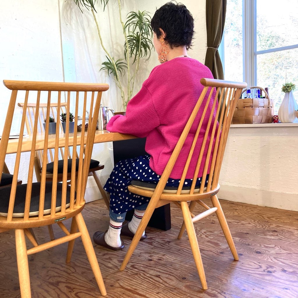 柏木工 シビル /CIVIL ダイニングチェア クッション付 オーク材 CC71A