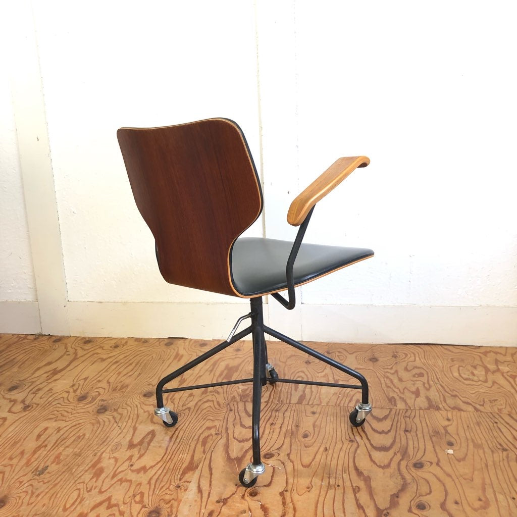 天童木工 / Tendo アームチェア デスクチェア 剣持勇 チーク