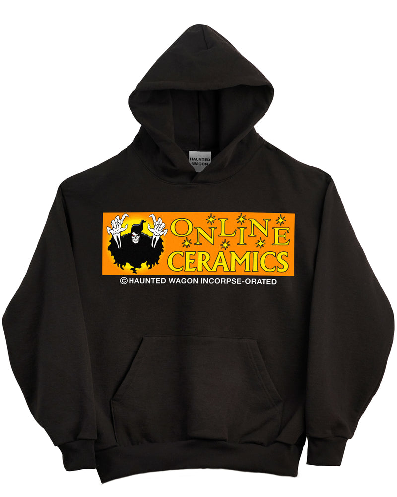 Online Ceramics Spirit - Black Hoodie (14oz Fleece)