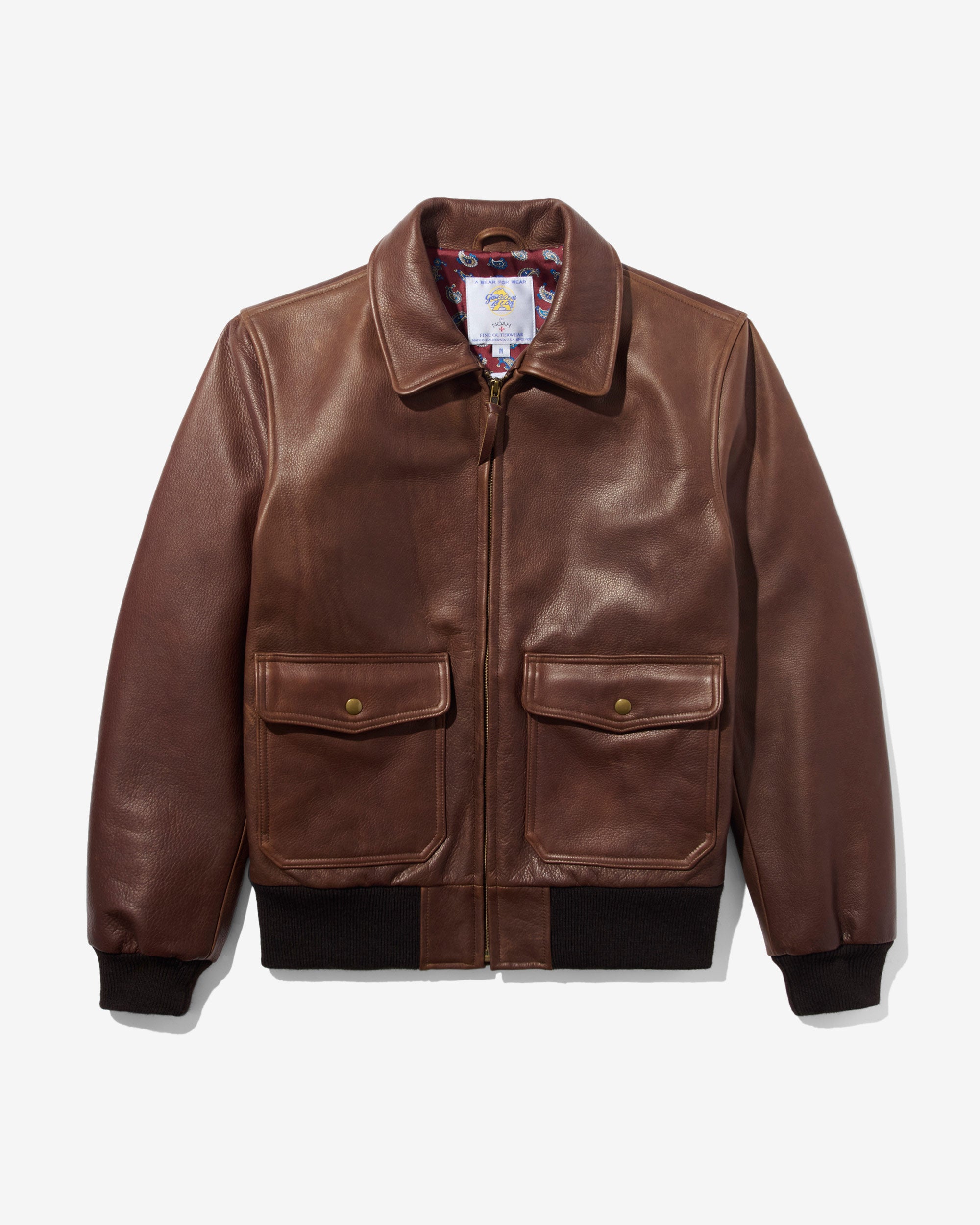 Leather A-2 Jacket - Noah