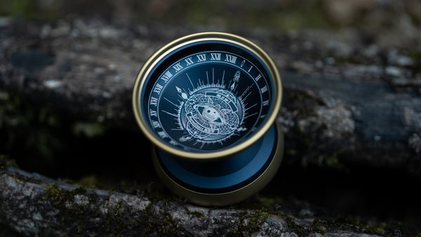 Surveillance HPF / Navy / Matt Gold Rim | mowl International