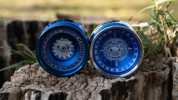 Surveillance HPF /Both Eye Set / Navy Matt Gold Rim | mowl