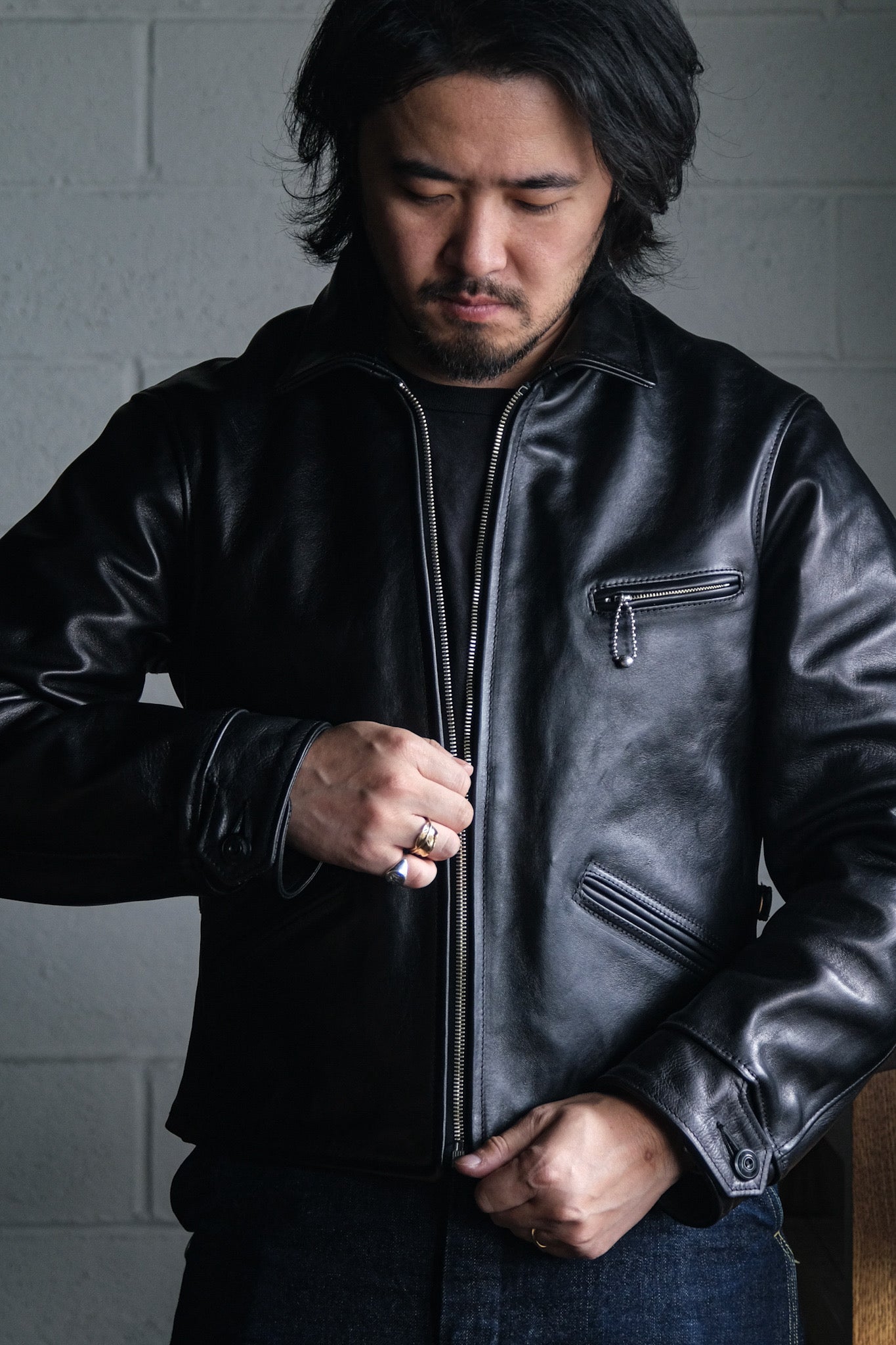 At Last & Co. Lot 762 Leather Togs Horsehide Jacket – BROGUE