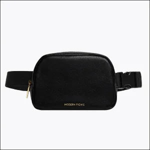 The Chic Insulated Fanny Pack: Vegan Leather Belt Bag for Snacks