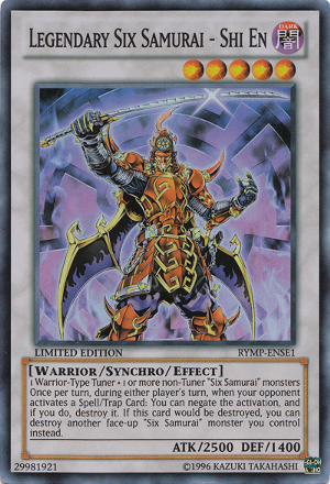 Legendary Six Samurai - Shi En - Yu-Gi-Oh Wiki - Neoseeker