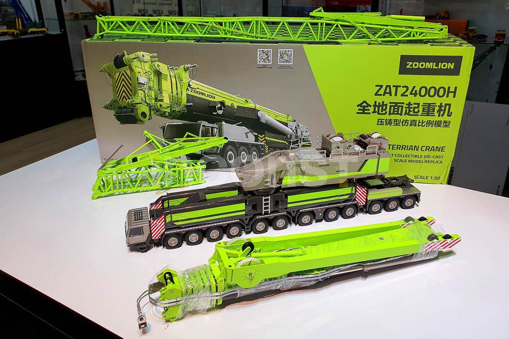 ZOOMLION ZAT24000H MOBILE CRANE 12 AXLE + LUFFING JIB – Inconst