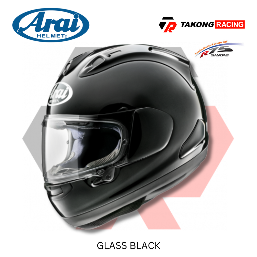 ARAI Helmets - RX-7X Glass Black – Takong Racing (Riding Apparel)