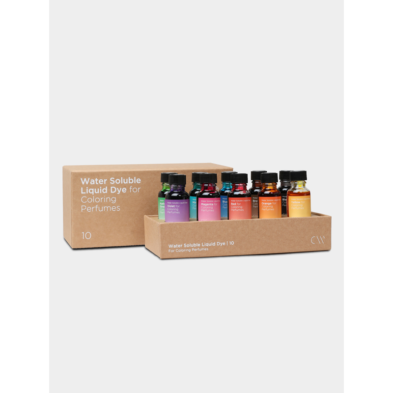 CW原裝｜染料］水溶性液態染料20ml x 10色/盒裝– 植民地- 花藝設計