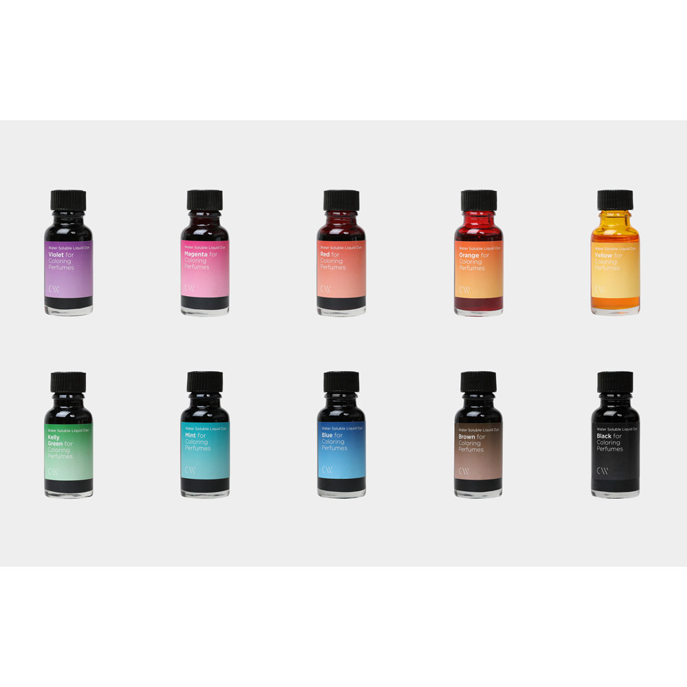 CW原裝｜染料］水溶性液態染料20ml x 10色/盒裝– 植民地- 花藝設計