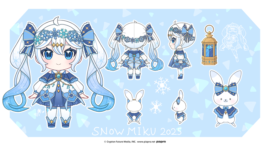 イラスト「雪ミク2025 ～雪の妖精～」