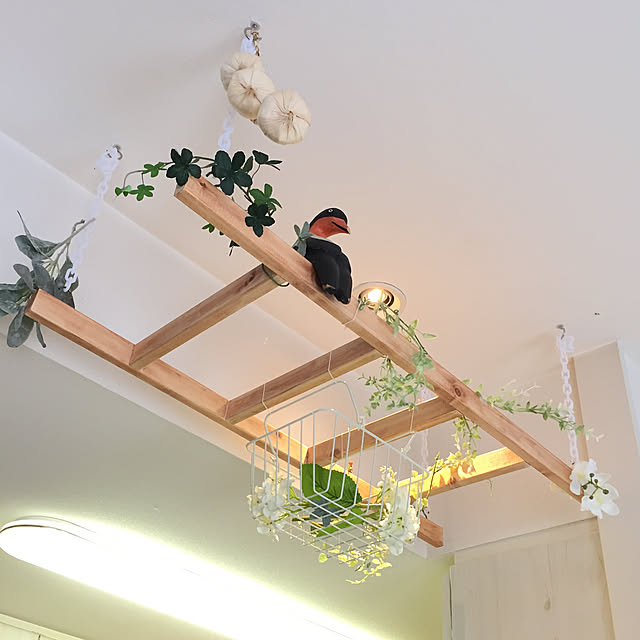 ハンドメイド ランドリー ハシゴ インテリア アンティーク風 【公式通販】