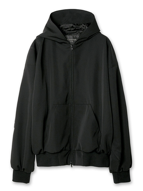 バレンシアガ - BALENCIAGA | Zip-Up Hoodie-Black-Sの通販 | RESTIR