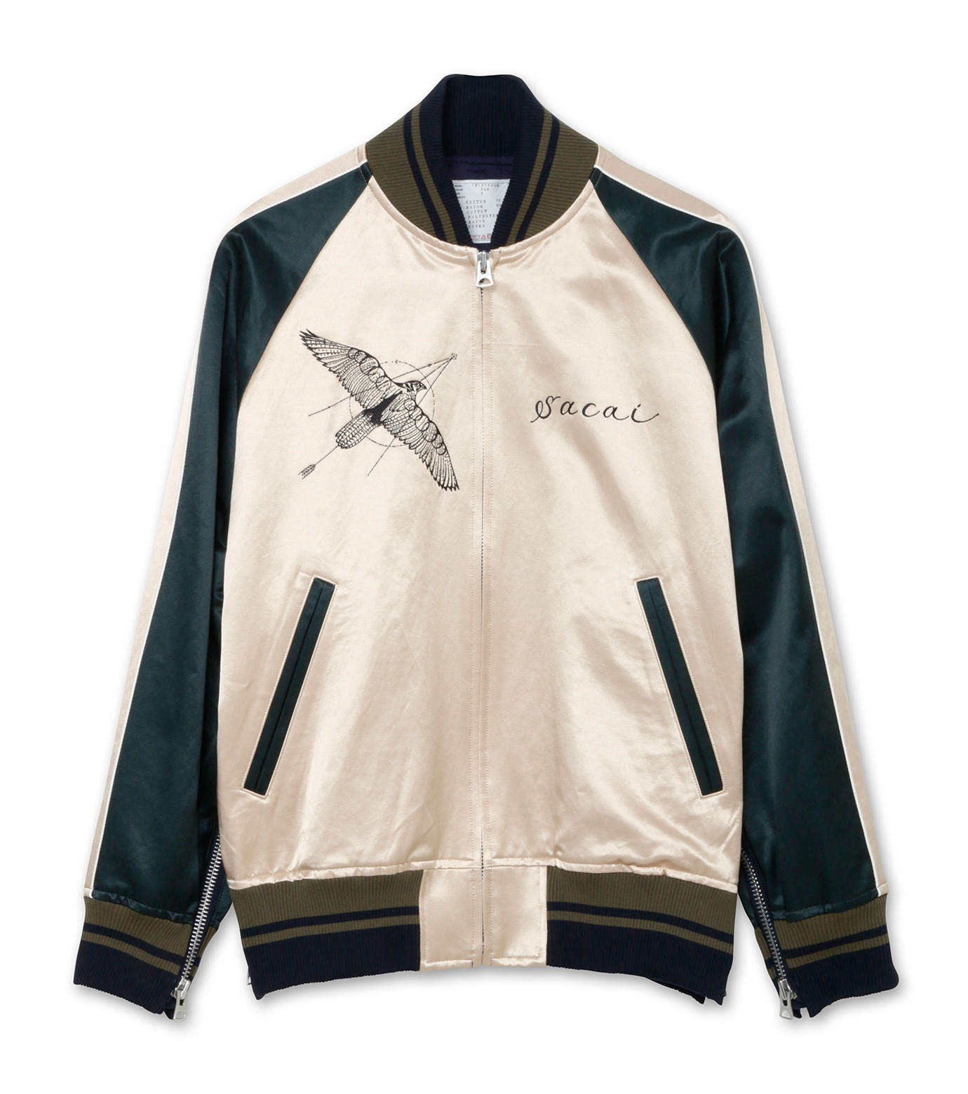 サカイ - sacai | Dr. Woo Stadium Jacket-Beige-1の通販 | RESTIR