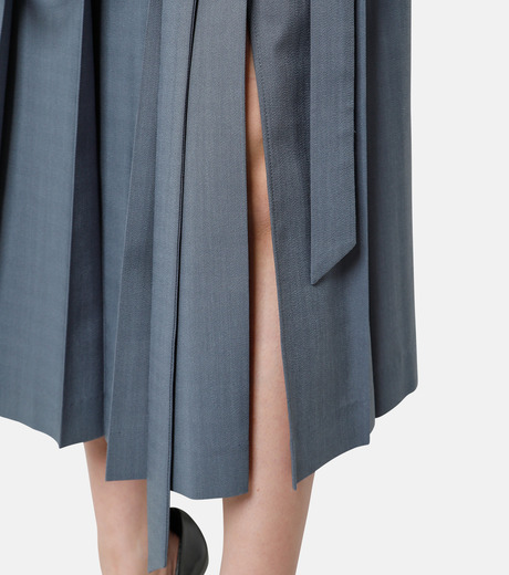 アイレネ - IRENE | Authentic Pleated Skirt-Light Blue-34の通販