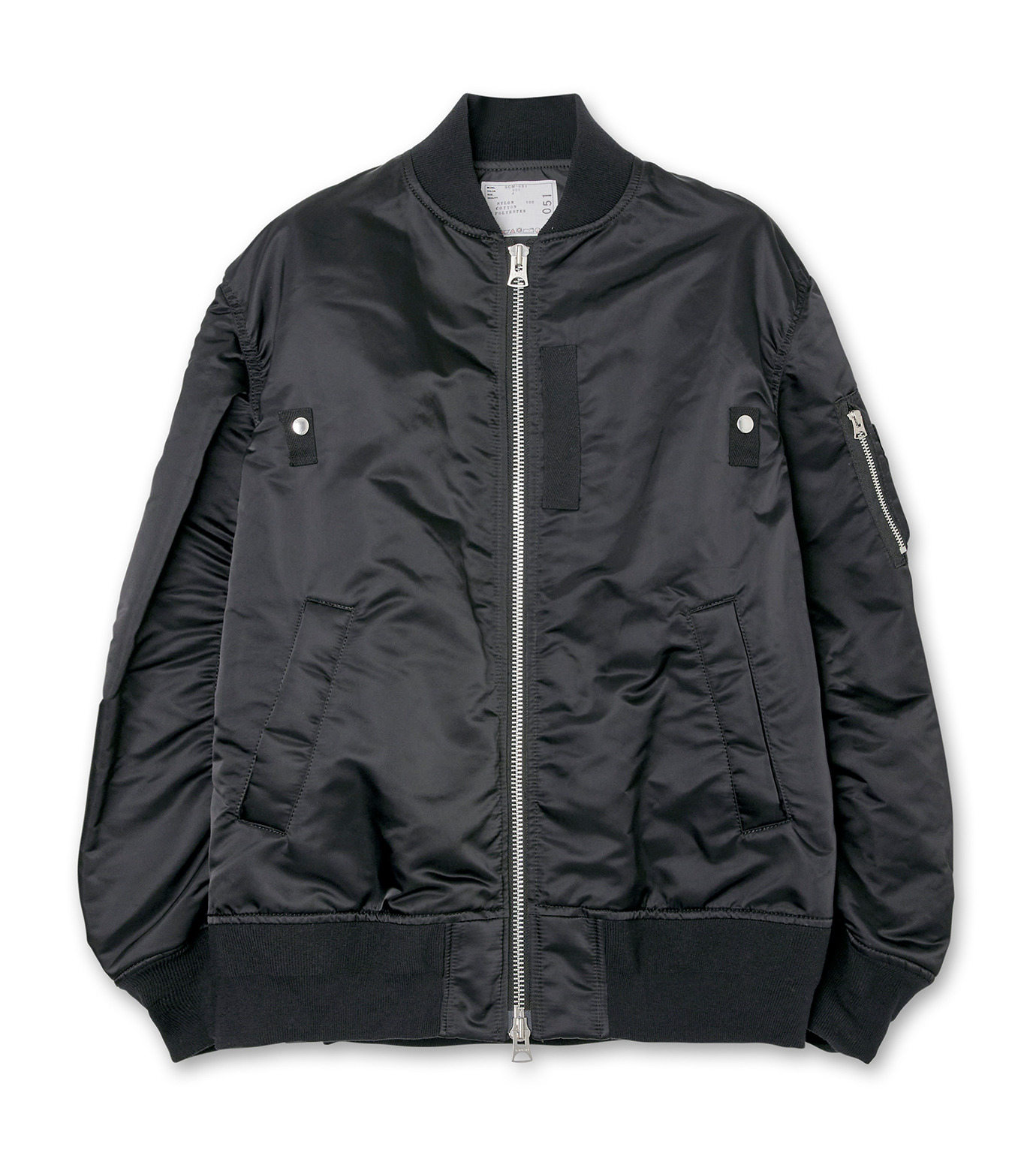 サカイ - sacai | Nylon Twill Blouson-Black-4の通販 | RESTIR リステア