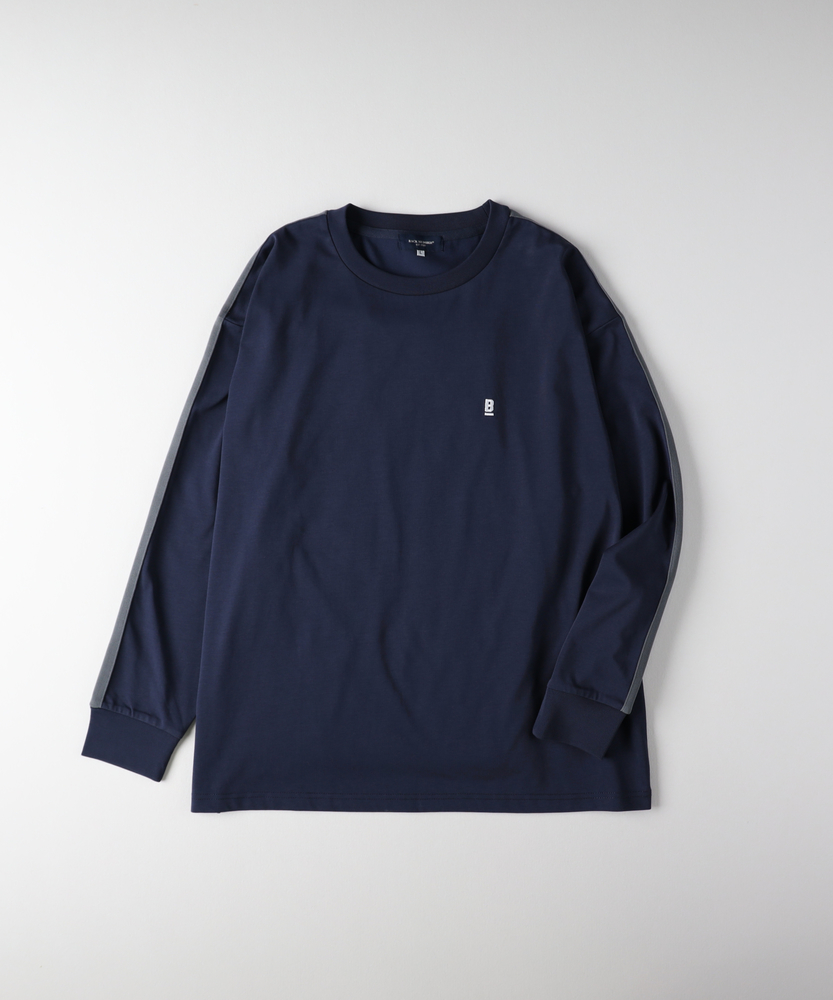 袖ラインロングスリーブTシャツ(M ネイビー): トップス｜Right-on公式