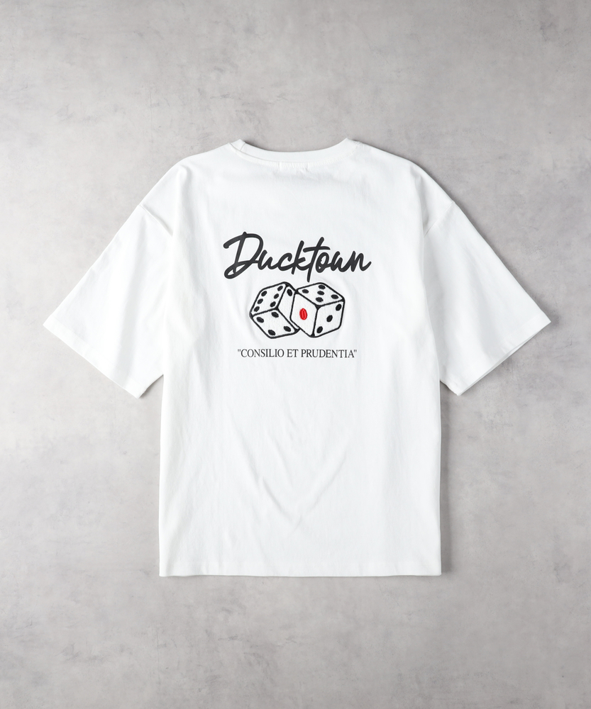 サガラ刺繍Tシャツ(M ホワイト): トップス｜Right-on公式オンライン