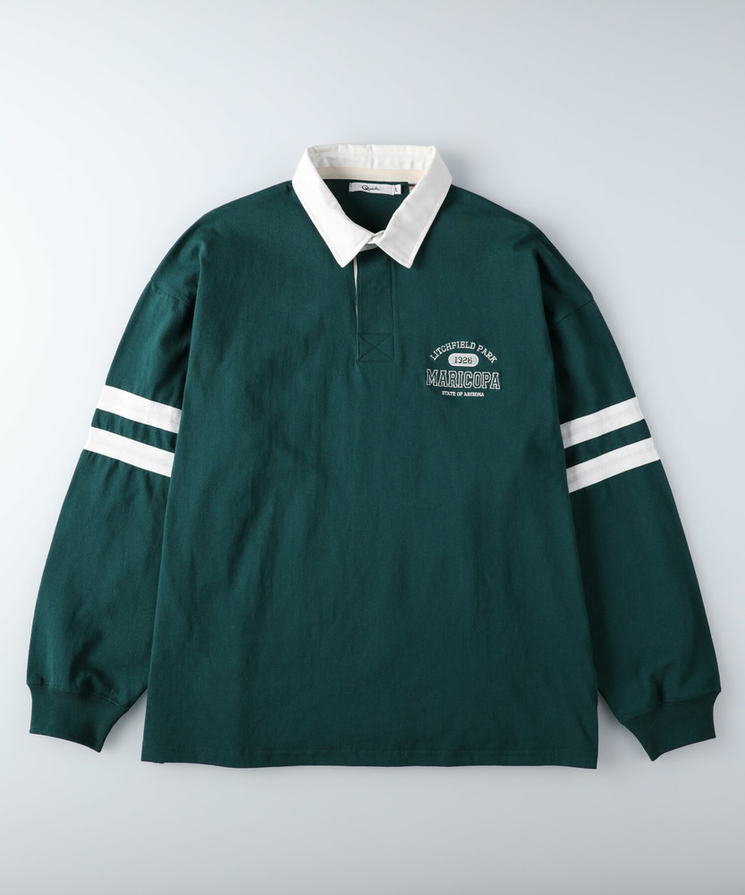 WEB限定】袖ラインBIGラガーシャツ(M ネイビー): トップス｜Right