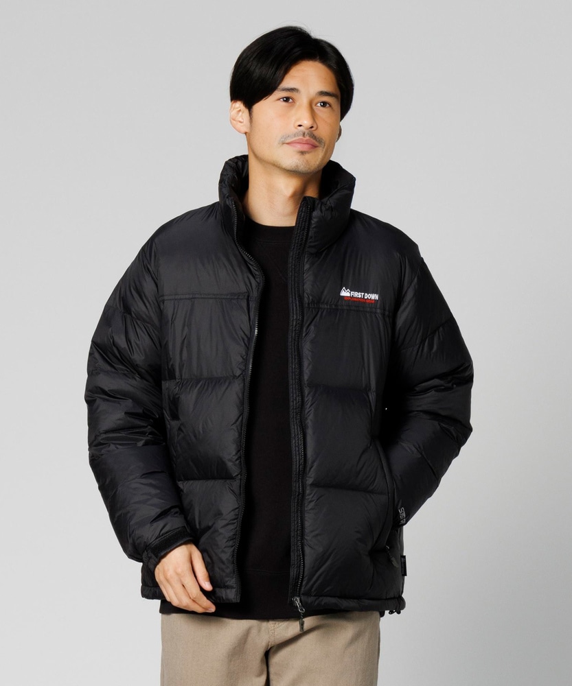 WEB限定】ナイロンミドルダウンジャケット(M ブラック): ジャケット